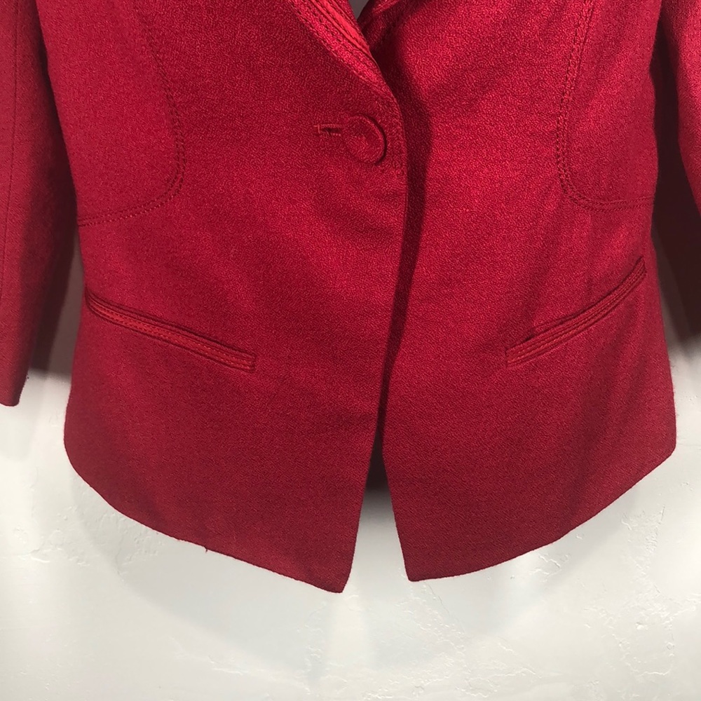 White House Black Market red blazer size 4 - Picture 3 of 10